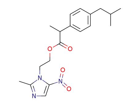2-(2-methyl-5-nitroimidazol-1-yl)ethyl-2-(4-isobutylphenyl)propionate