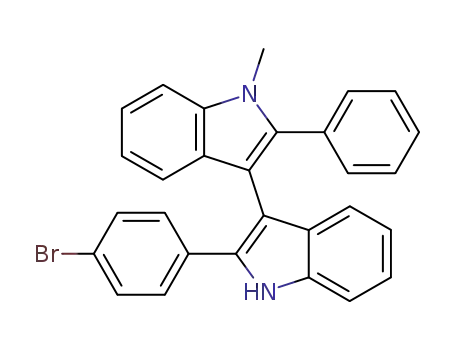 2-(p-bromophenyl)-3-(1-methyl-2-phenylindol-3-yl)indole