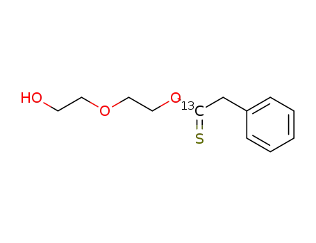 <1-<sup>13</sup>C>Phenylthioessigsaeure-O-<2-(2-hydroxyethoxy)ethylester>