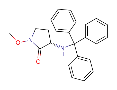 (S)-1-Methoxy-3-(N-tritylamino)-2-pyrrolidon