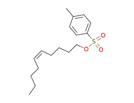 Molecular Structure of 118165-79-0 (Toluene-4-sulfonic acid (Z)-dec-5-enyl ester)