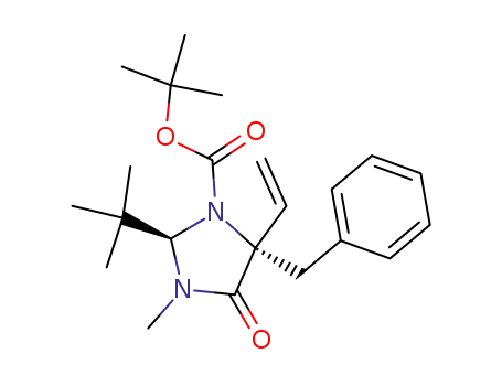 (2R,5S)-5-Benzyl-2-t-butyl-3-methyl-4-oxo-5-vinyl-1-imidazolidincarbonsaeure-t-butylester