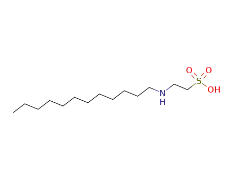 Molecular Structure of 2617-76-7 (Ethanesulfonic acid, 2-(dodecylamino)-)