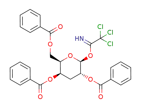O-(2,4,6-Tri-O-benzoyl-3-desoxy-β-D-xylo-hexopyranosyl)trichloracetamidat
