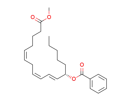 Benzoic acid (2E,4Z,7Z)-(S)-11-methoxycarbonyl-1-pentyl-undeca-2,4,7-trienyl ester