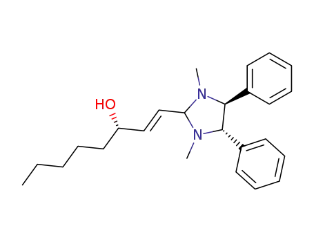 (E)-(S)-1-((4S,5S)-1,3-Dimethyl-4,5-diphenyl-imidazolidin-2-yl)-oct-1-en-3-ol