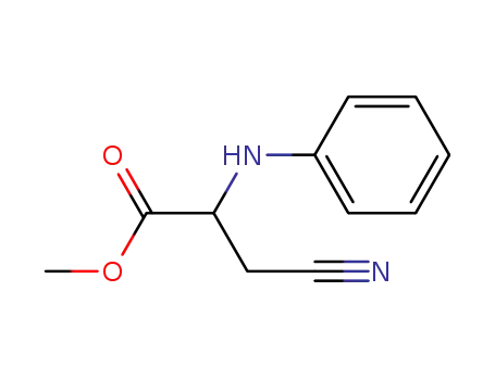 2-Anilino-3-cyanpropionsaeure-methylester