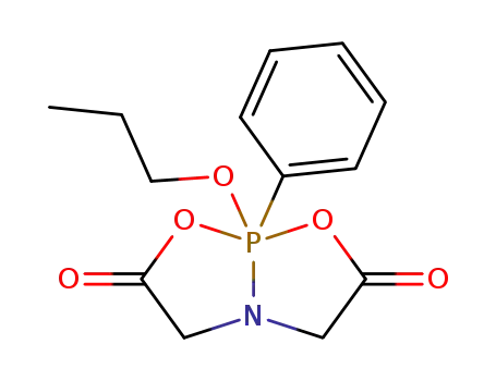 [1,3,2]Oxazaphospholo[2,3-b][1,3,2]oxazaphosphole-2,6(3H,5H)-dione,
8,8-dihydro-8-phenyl-8-propoxy-