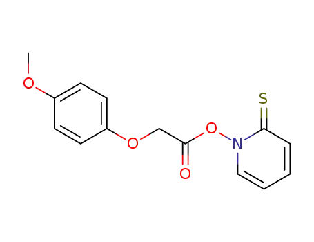 (4-Methoxy-phenoxy)-acetic acid 2-thioxo-2H-pyridin-1-yl ester