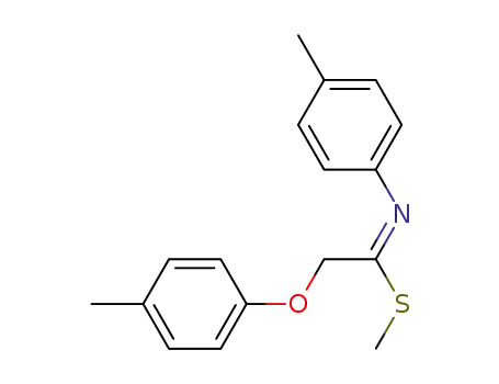 Ethanimidothioic acid, 2-(4-methylphenoxy)-N-(4-methylphenyl)-, methyl
ester