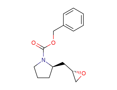 (2R-(2S))-1-benzyloxycarbonyl-2-(2,3-epoxypropyl)pyrrolidine