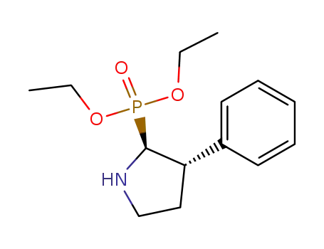 diethyl (2S,3S)-3-phenyl-2-pyrrolidinylphosphonate