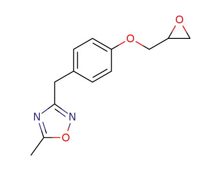 5-Methyl-3-(4-oxiranylmethoxy-benzyl)-[1,2,4]oxadiazole