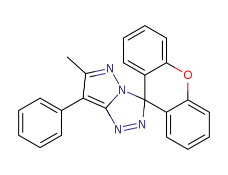 6-Methyl-7-phenylspiro<3H-pyrazolo<5,1-c>-1,2,4-triazol-3,9'-<9H>xanthen>
