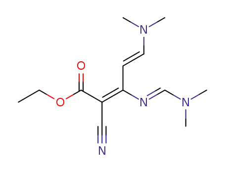 1-ethoxy-1-cyano-2-(N,N-dimethylaminomethylene)amino-4-dimethylaminobutadiene-1,3