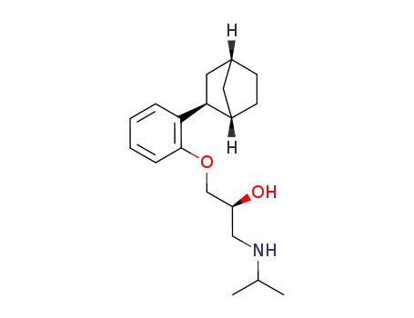 (αS, 2S) 1-(2-exo-bicyclo<2,2,1>hept-2-ylphenoxy)-3-<(1-methylethyl)amino>-2-propanol