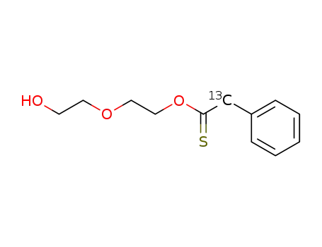 <2-<sup>13</sup>C>Phenylthioessigsaeure-O-<2-(2-hydroxyethoxy)ethylester>