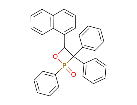 4-(α-Naphthyl)-2,3,3-triphenyl-1,2λ<sup>5</sup>-oxaphosphetan-2-on