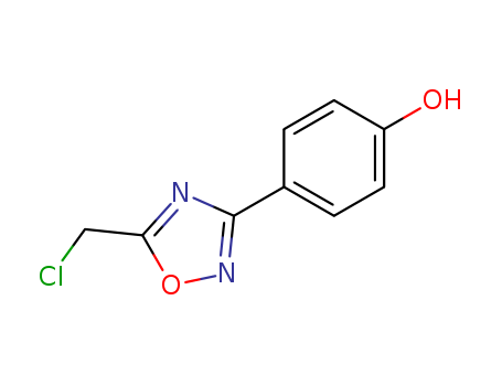 Phenol,4-[5-(chloromethyl)-1,2,4-oxadiazol-3-yl]- cas  5509-32-0