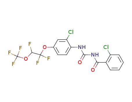 Benzamide,
2-chloro-N-[[[2-chloro-4-[1,1,2-trifluoro-2-(trifluoromethoxy)ethoxy]phenyl
]amino]carbonyl]-