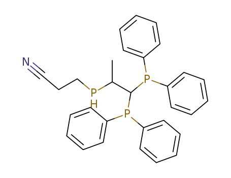 3-(2,2-Bis-diphenylphosphanyl-1-methyl-ethylphosphanyl)-propionitrile