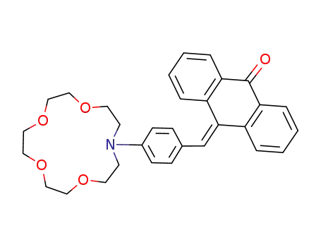 10-<4-(4,7,10,13-Tetraoxa-1-azacyclopentadecyl)phenylmethylen>-9(10H)-anthracenon