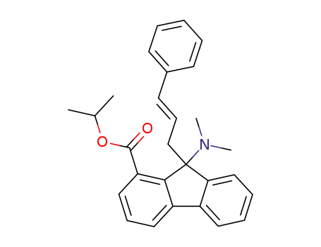 isopropyl 9-cinnamyl-9-dimethylaminofluorene-1-carboxylate