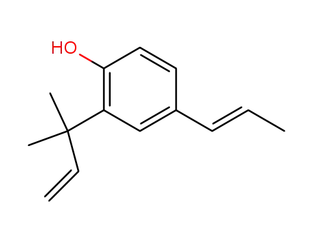 2-(1,1-dimethylprop-2-enyl)-4-prop-1-enylphenol