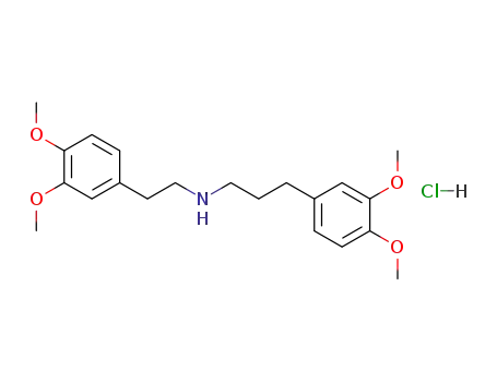 N-(3,4-dimethoxyphenethyl)-N-(3,4-dimethoxyphenylpropyl)amine hydrochloride