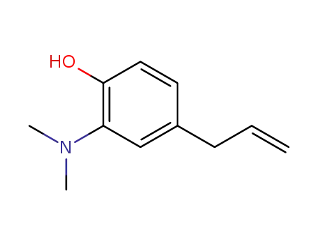 Molecular Structure of 50742-62-6 (4-allyl-2-dimethylaminophenol)