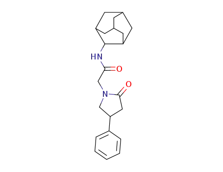 N-(2-Adamantyl)2-oxo-4-phenylpyrrolidine-1-acetamide