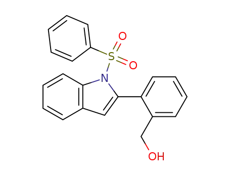 {2-[1-(Benzenesulfonyl)-1H-indol-2-yl]phenyl}methanol