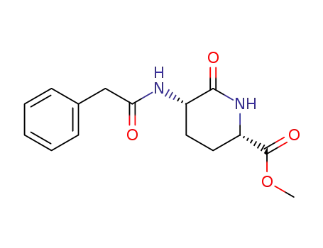 (2S,5S)-6-Oxo-5-phenylacetylamino-piperidine-2-carboxylic acid methyl ester