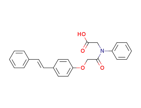 Glycine, N-phenyl-N-[[4-(2-phenylethenyl)phenoxy]acetyl]-, (E)-