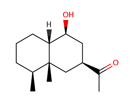 6β-acetyl-1,2,3,4,4a,5,6,7,8,8a-decahydro-4β,4aβ-dimethyl-8aβ-naphthalen-8-ol
