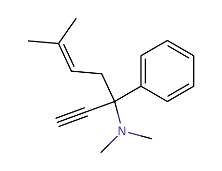 3-dimethylamino-6-methyl-3-phenylhept-1-en-5-yne