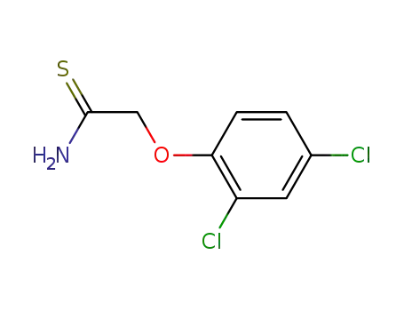 Molecular Structure of 2302-32-1 (2-(2,4-DICHLOROPHENOXY)ETHANETHIOAMIDE)