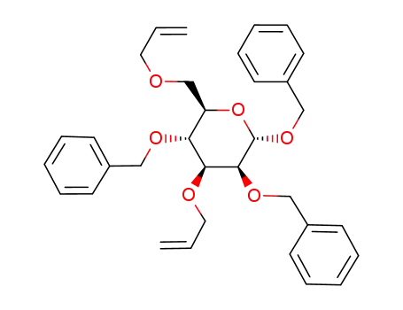 (2R,3R,4S,5S,6S)-4-Allyloxy-2-allyloxymethyl-3,5,6-tris-benzyloxy-tetrahydro-pyran