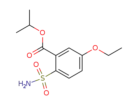 Molecular Structure of 74131-21-8 (Benzoic acid, 2-(aminosulfonyl)-5-ethoxy-, 1-methylethyl ester)