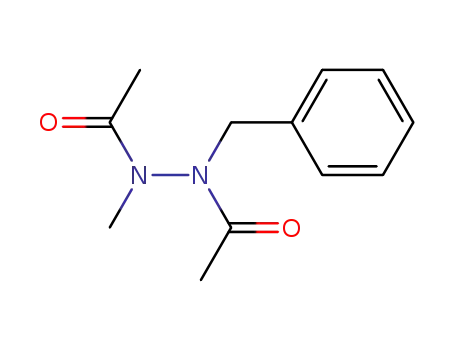 Acetic acid, 2-acetyl-1-methyl-2-(phenylmethyl)hydrazide