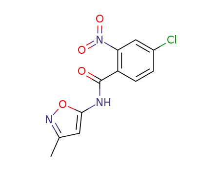 Benzamide, 4-chloro-N-(3-methyl-5-isoxazolyl)-2-nitro-