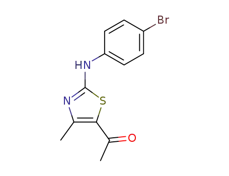 1-[2-(4-bromoanilino)-4-methyl-1,3-thiazol-5-yl]ethanone