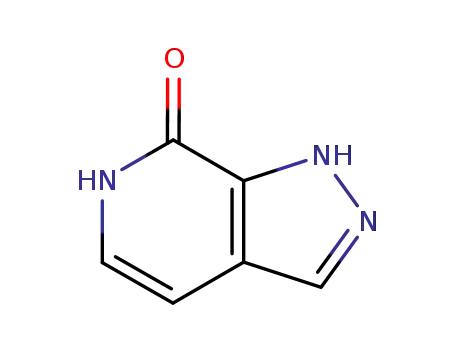 Molecular Structure of 76006-09-2 (1,6-DIHYDRO-7H-PYRAZOLO[3,4-C]PYRIDIN-7-ONE)