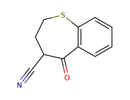 5-Oxo-2,3,4,5-tetrahydro-1-benzothiepine-4-carbonitrile