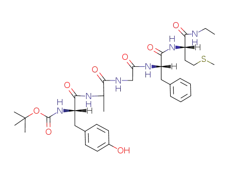 L-Methioninamide,
N-[(1,1-dimethylethoxy)carbonyl]-L-tyrosyl-D-alanylglycyl-L-phenylalanyl-N
-ethyl-