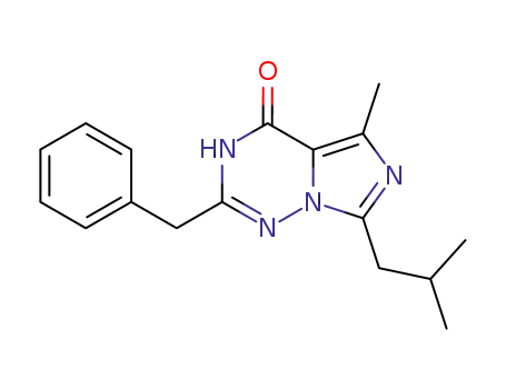 2-benzyl-7-isobutyl-5-methyl-3<i>H</i>-imidazo[5,1-<i>f</i>][1,2,4]triazin-4-one