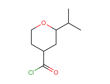 2H-Pyran-4-carbonylchloride,tetrahydro-2-(1-methylethyl)-(9CI)