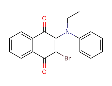 2-(<i>N</i>-ethyl-anilino)-3-bromo-[1,4]naphthoquinone