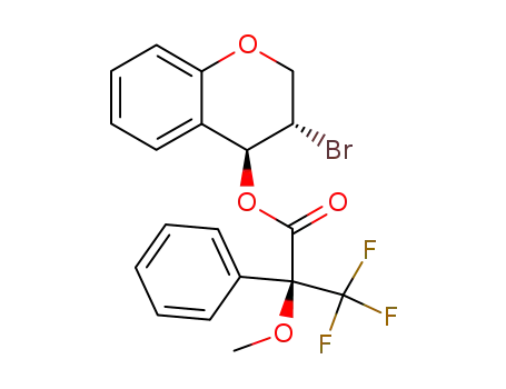 (S)-3,3,3-Trifluoro-2-methoxy-2-phenyl-propionic acid (3S,4S)-3-bromo-chroman-4-yl ester