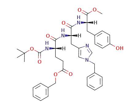 Boc-γ-Bzl-Glu-N<sup>im</sup>-Bzl-His-Tyr-OMe